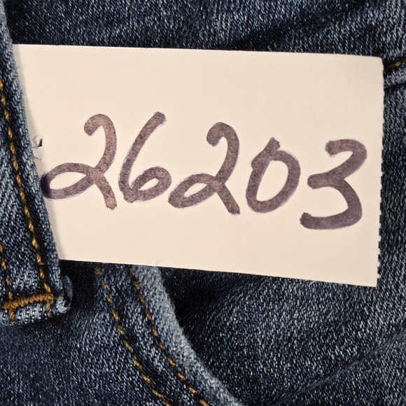 Lucky Brand 121 Slim Mens Blue Medium Wash Distressed Denim Jeans 32x30 26203 - Picture 8 of 9